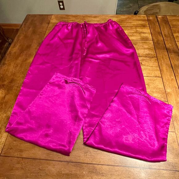 Valerie Stevens 2-Piece Pajama Set Womens Sz M Plum Color Soft Silky 00.1=A0037 - Picture 6 of 15